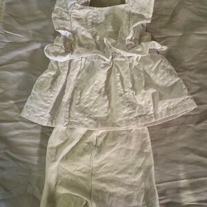 Old Navy Cream Baby Outfit